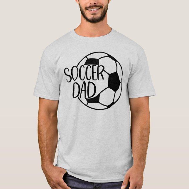 Soccer Dad  T Shirt (Framsida)