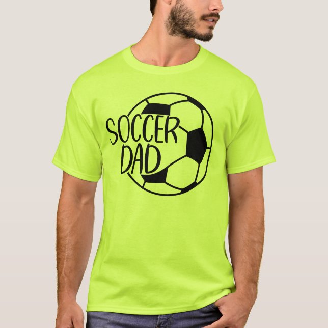 Soccer Dad  T Shirt (Framsida)