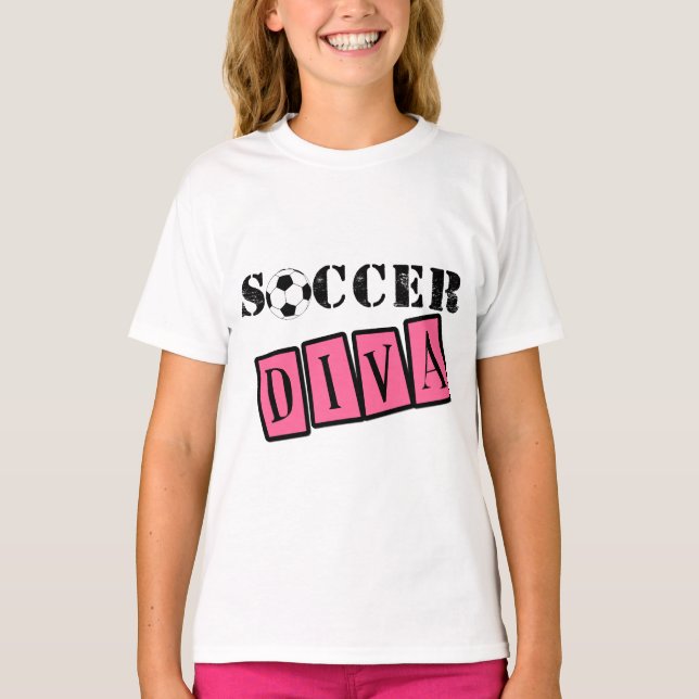 Soccer Diva T-shirt (Framsida)