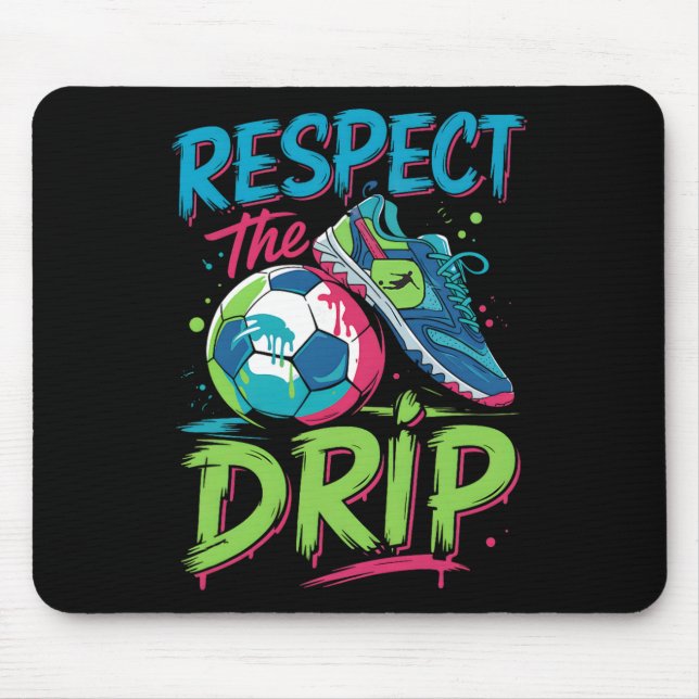 Soccer Drip Melting Ice Cream Respect The Drip Boy Musmatta (Framsidan)