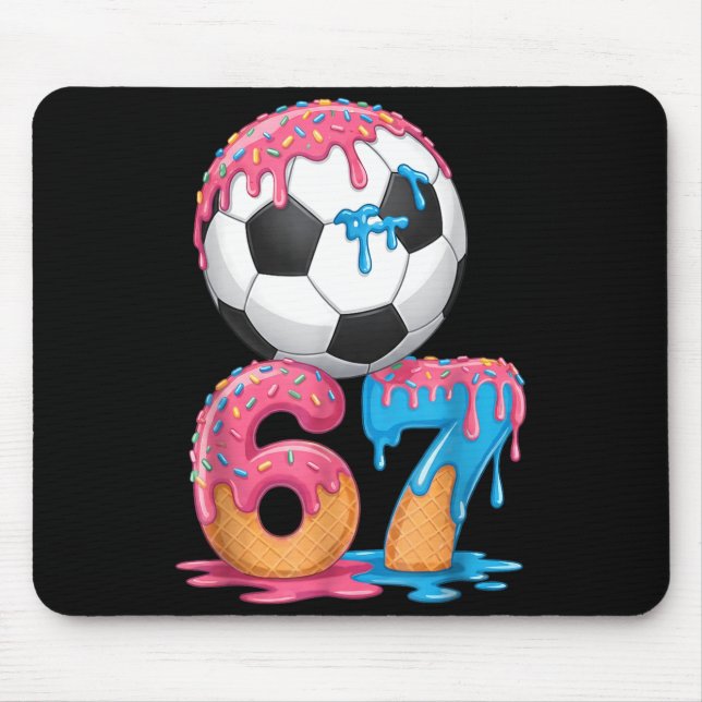 Soccer Drip Number 67 Boys Soccer Player 67  Musmatta (Framsidan)