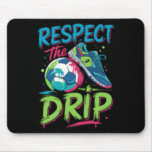 Soccer Drip Smältande Glass Respekt För Drip Pojke Musmatta