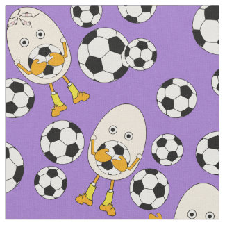 Soccer Egghead Mönster Tyg