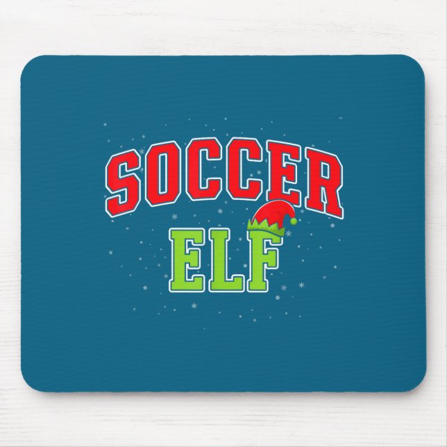 Soccer Elf Christmas Family Matching Group Xmas  Musmatta (Framsidan)