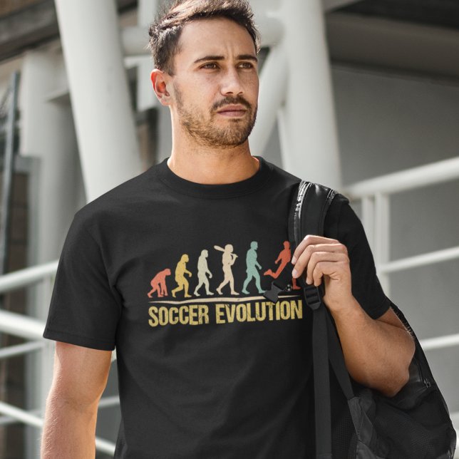 Soccer Evolution – Human Evolution to Soccer Lover T Shirt (Skapare uppladdad)