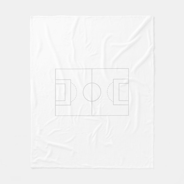 Soccer fält fleecefilt (Framsidan)