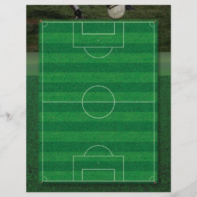 Soccer Fält Letterhead (Framsida)
