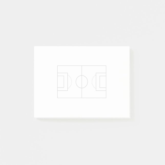Soccer fält post-it block (Framsida)