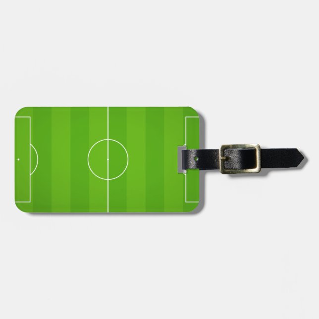 Soccer field Football Bagagebricka (Horisontell Framsida)