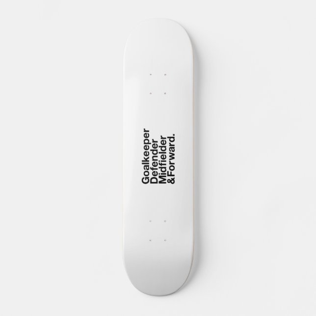 SOCCER Fläkt Mini Skateboard Bräda 18,5 Cm (Framsida)