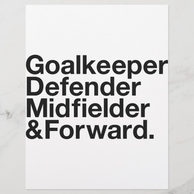 SOCCER Fläkt Reklamblad (Framsidan)