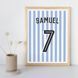 Soccer Football Boy Room Decor Poster