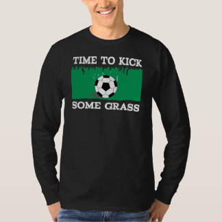 SOCCER FOOTBALL TID ATT KICKA VISSA GRADER T SHIRT