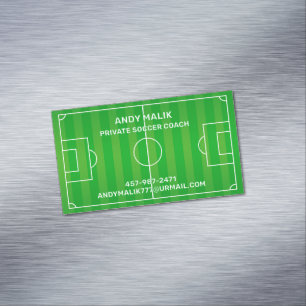 Soccer Futball Magnetiska Visitkort