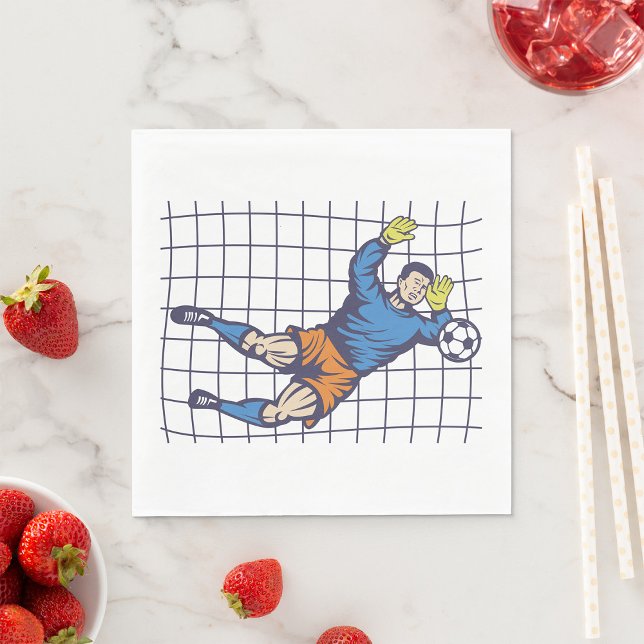 Soccer Goalie Pappersservett (Skapare uppladdad)