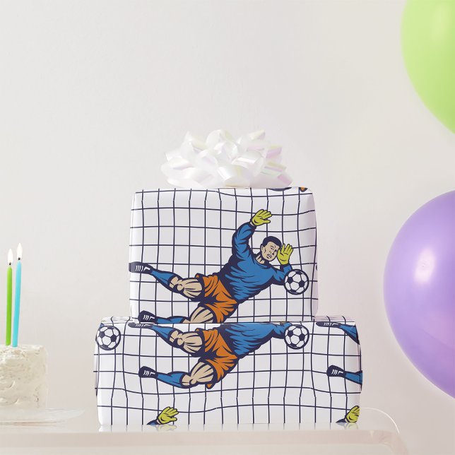 Soccer Goalie Presentpapper (Skapare uppladdad)