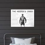 Soccer Goalkeeper Personalized Keeper's Creed Canvastryck<br><div class="desc">Celebrate the spirit of the goalkeeper with this inspiring canvas wall art piece that embodies determination and skill. Perfect for soccer enthusiasts, this design showcases the unique mindset and resilience required on the field. Display it proudly to remind yourself of the dedication and bravery goalkeepers bring to every game. Order...</div>