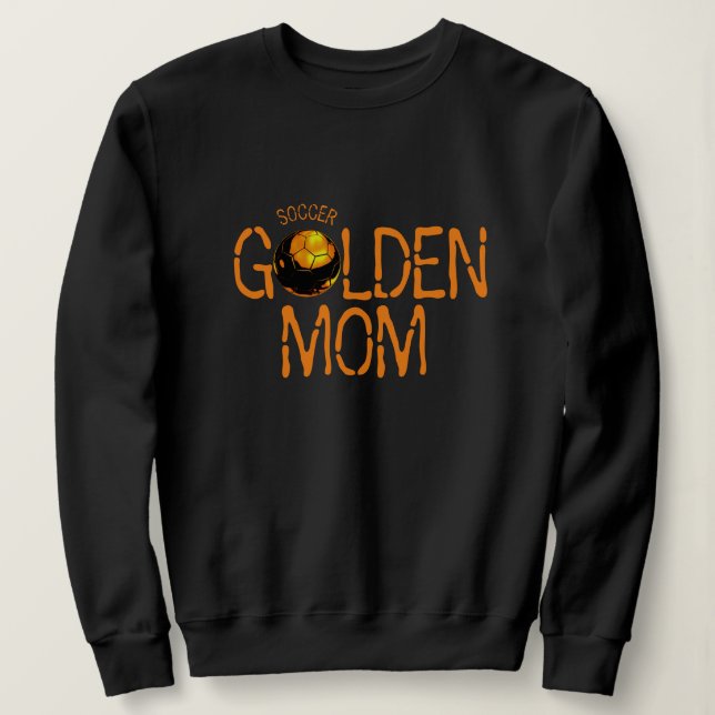 SOCCER GOLDEN MAMMA T SHIRT (Design framsida)