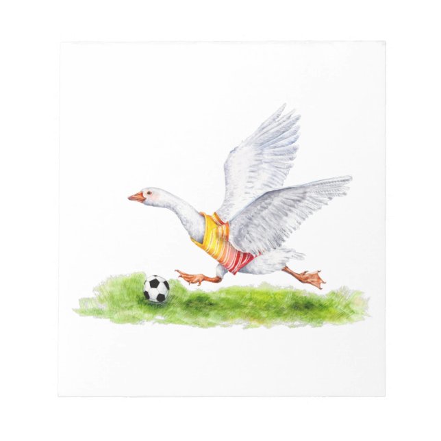 Soccer Goose Anteckningsblock (Framsida)