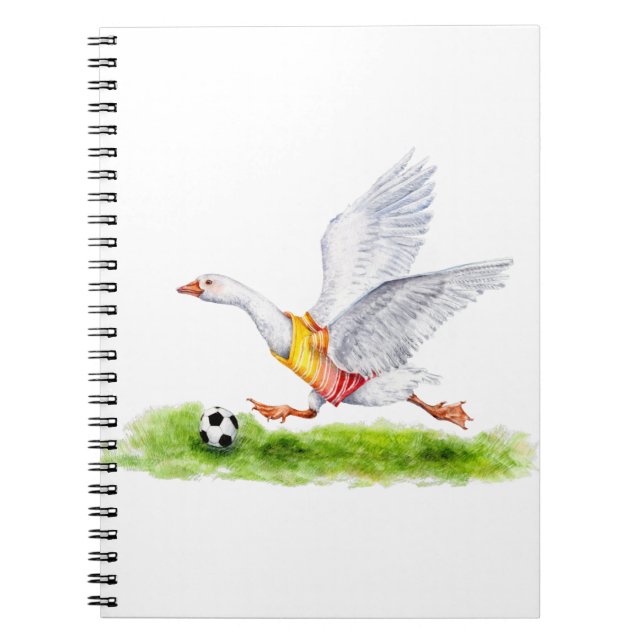 Soccer Goose Anteckningsbok (Framsidan)