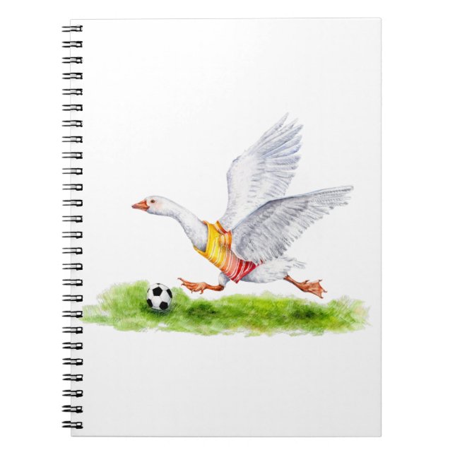 Soccer Goose Anteckningsbok (Framsidan)