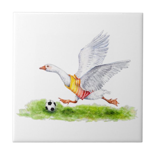 Soccer Goose Kakelplatta (Framsidan)