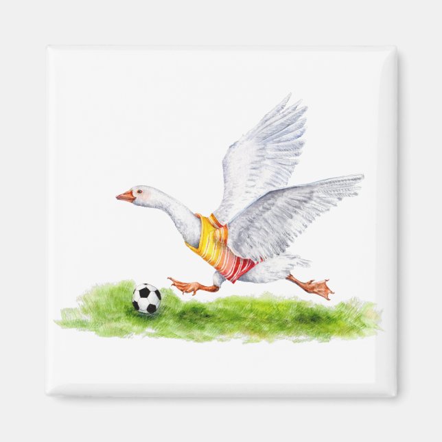Soccer Goose Magnet (Framsidan)