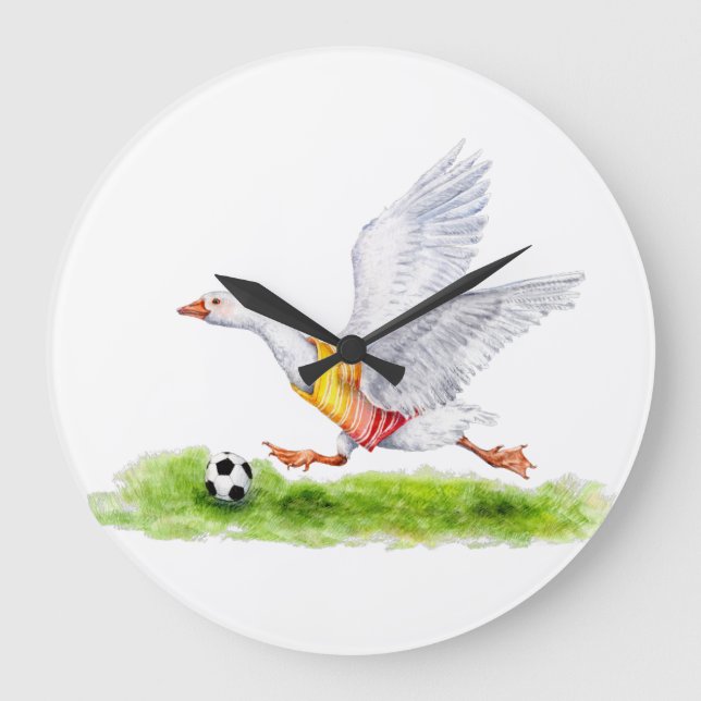 Soccer Goose Stor Klocka (Framsida)