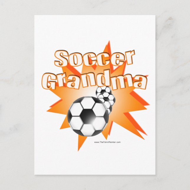 Soccer Grandma Vykort (Framsida)