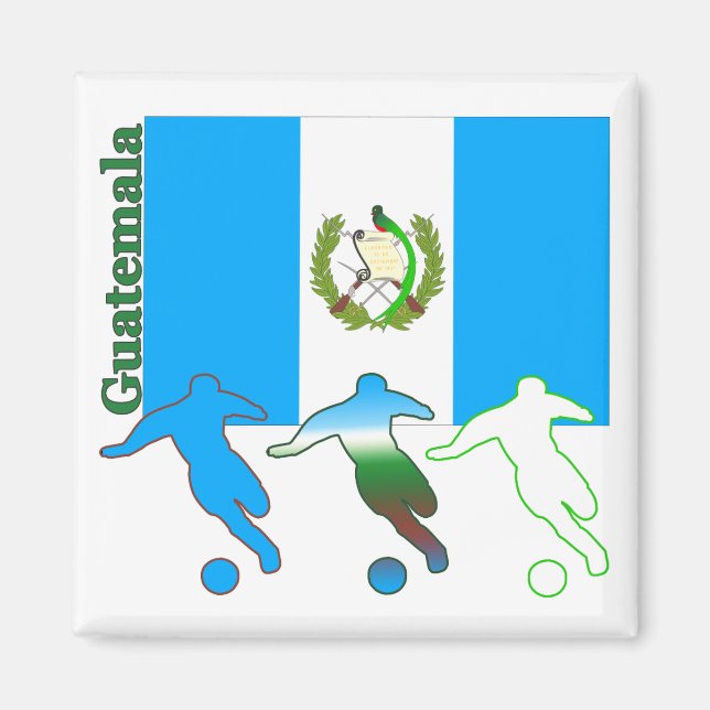 Soccer Guatemala Magnet (Framsidan)