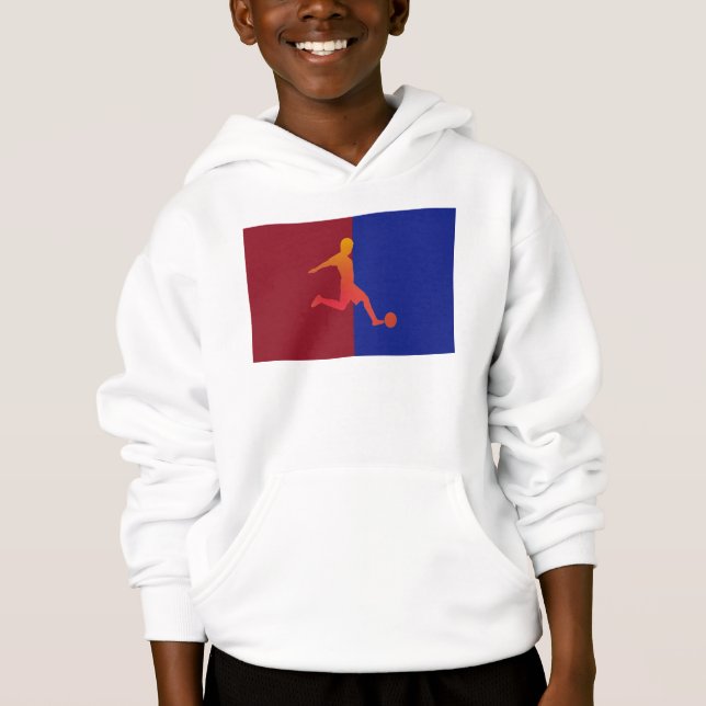 Soccer Hoodie T-shirt (Framsida)