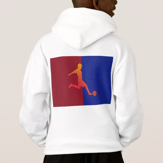 Soccer Hoodie Tröja (Baksida)