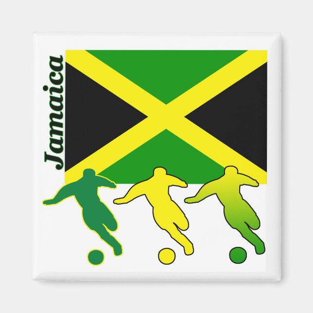 Soccer Jamaica Magnet (Framsidan)