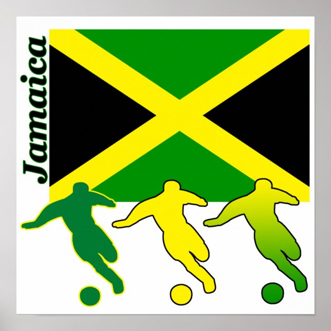 Soccer Jamaica Poster (Framsidan)