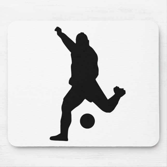 Soccer Kick Silhouette Musmatta (Framsidan)