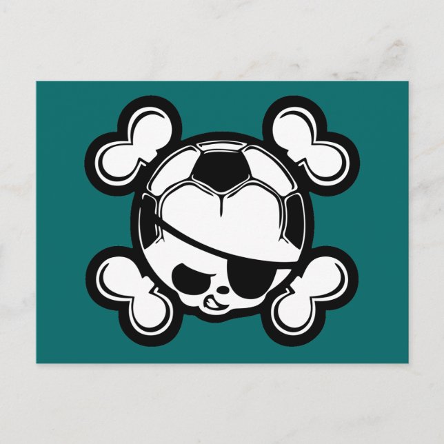 Soccer Kid Pirat Vykort (Framsida)