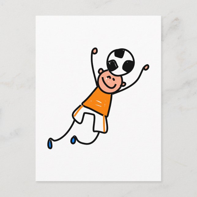 Soccer Kid Vykort (Framsida)