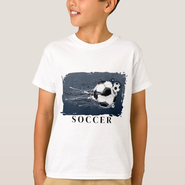 Soccer Kids Hanes T-shirt (Framsida)