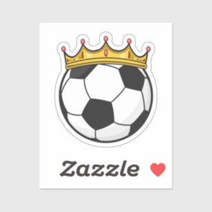 Soccer Krona Queen Klistermärken