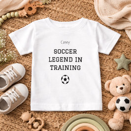 Soccer Legend Training Baby Name Outfit T Shirt