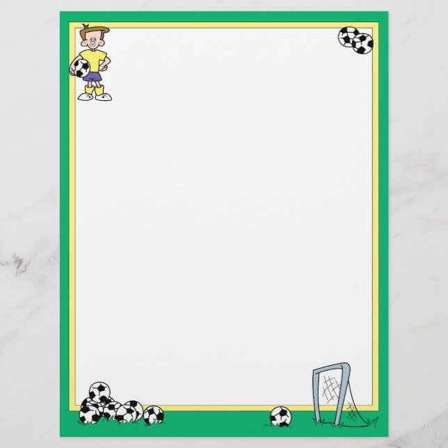 Soccer Letterhead (Framsida)