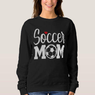 Soccer Mamma Cute Mamma livstid Speldag Cheer Mamm T Shirt