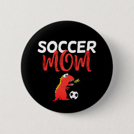 Soccer mamma gullig T-Rex dinosaur Knapp