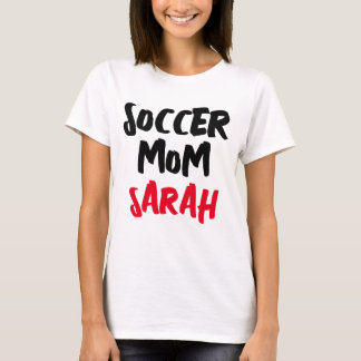 SOCCER MAMMA PERSONLIG T-SHIRT T-SHIRTS