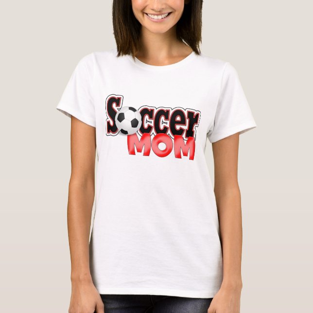 Soccer Mamma Shirt T-shirt (Framsida)