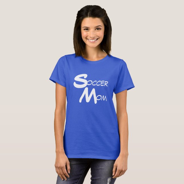 Soccer Mamma Shirt Tee Shirt (Hel framsida)