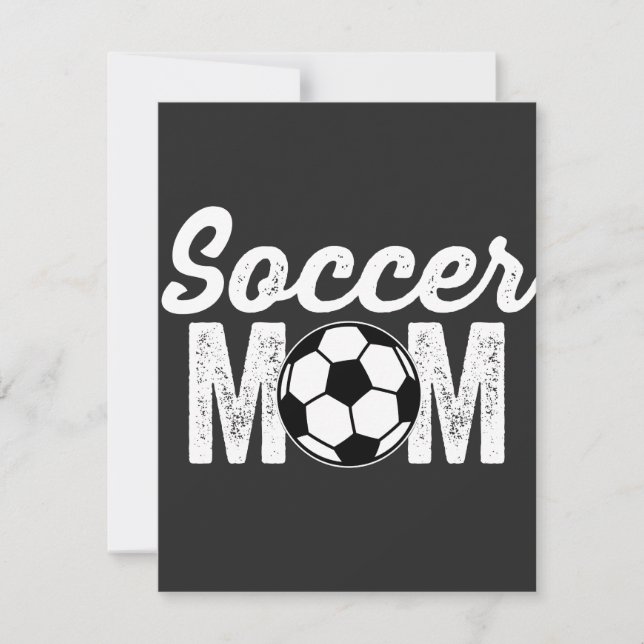Soccer mamma tack kort (Framsida)