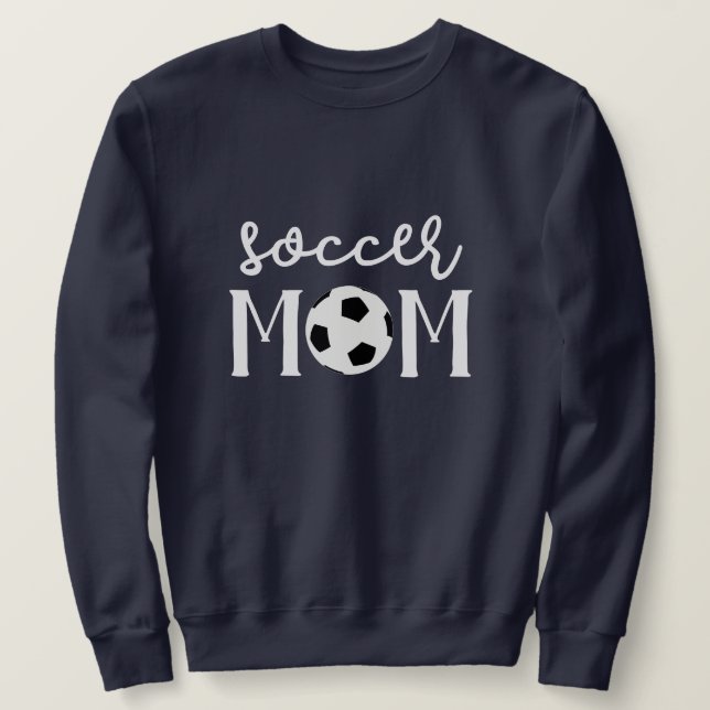 Soccer Mamma Unisex Sweatshirt (Design framsida)