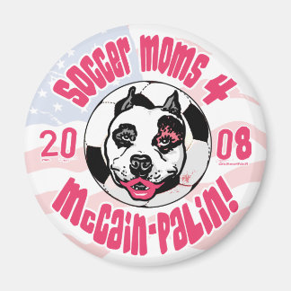 Soccer Mammor 4 McCain Palin Magnet