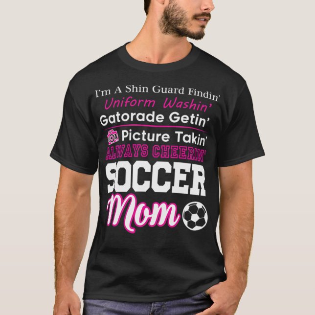Soccer Mom football shirt  T Shirt (Framsida)